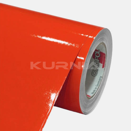 Oracal 651-047 Glossy Orange Red