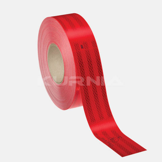 Sticker 3M Conspicuity Rambu Seri Diamond Grade (MERAH)