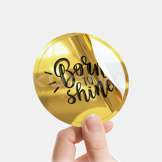 Sticker Gold Glossy A3+