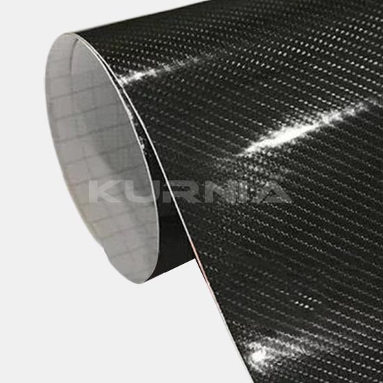 Stiker Carbon 5D HITAM L.150cm