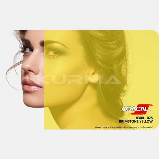 Oracal 8300 Transparent - 025 Brimstone Yellow