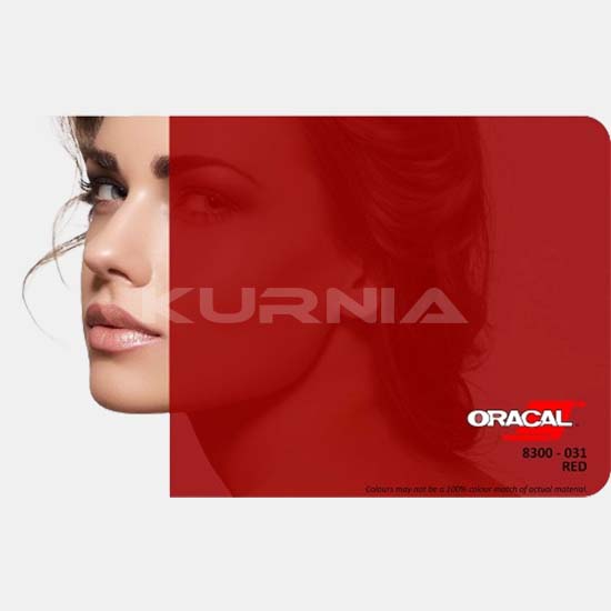 Oracal 8300 Transparent - 031 Red