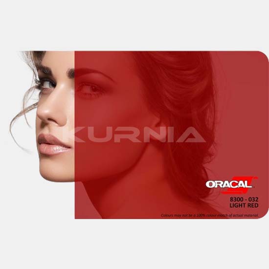 Oracal 8300 Transparent - 032 Light Red