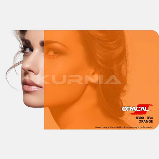 Oracal 8300 Transparent - 034 Orange