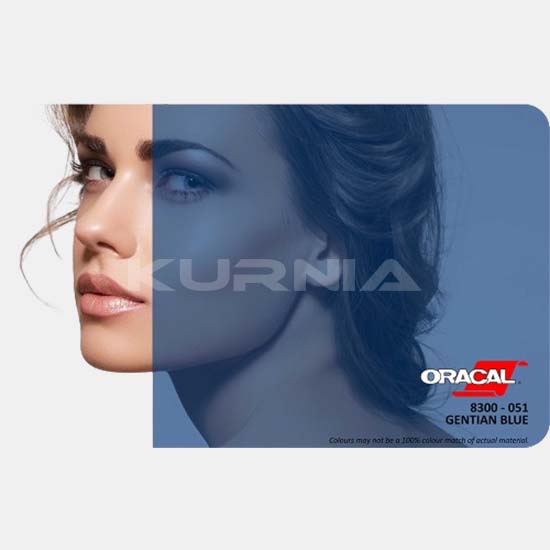 Oracal 8300 Transparent - 051 Gentian Blue