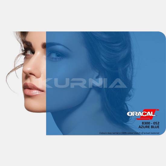 Oracal 8300 Transparent - 052 Azure Blue