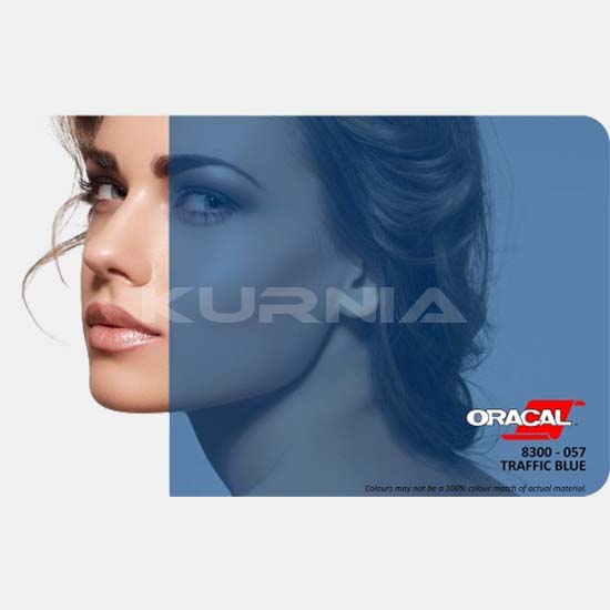 Oracal 8300 Transparent - 057 Traffic Blue
