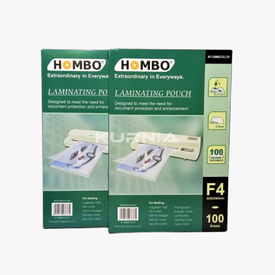 Laminating Film / Plastik Laminating Ukuran F4 Hombo