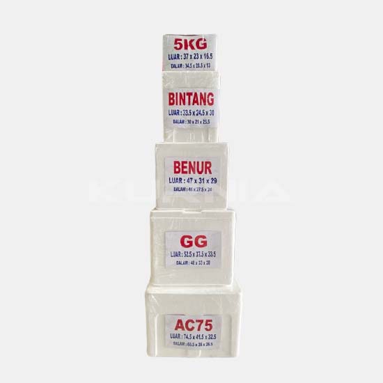 Styrofoam Box Sayur / Box Es Batu / Box Ikan - BENUR