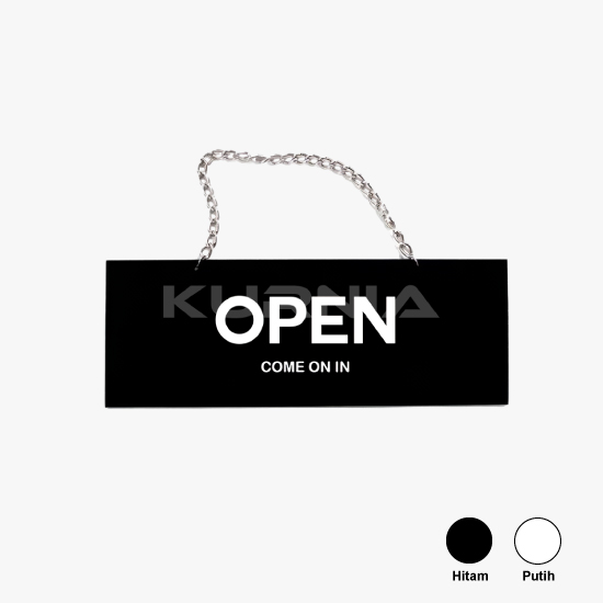 Acrylic Sign Close Open