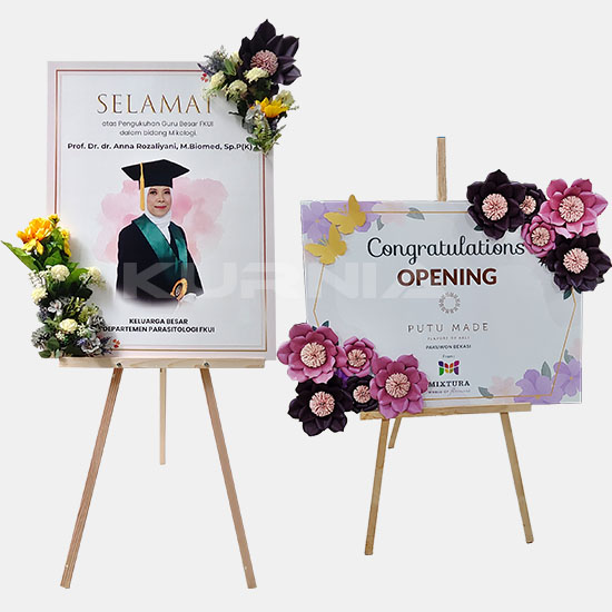 CETAK PAPAN BUNGA PREMIUM BEKASI