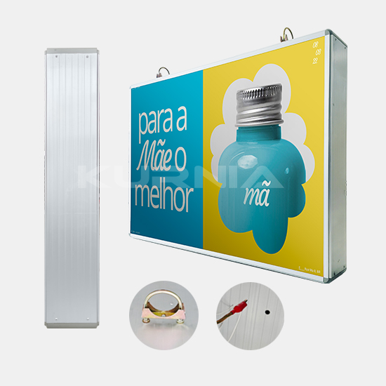 Paket Neon Box Aluminium 30 x 60