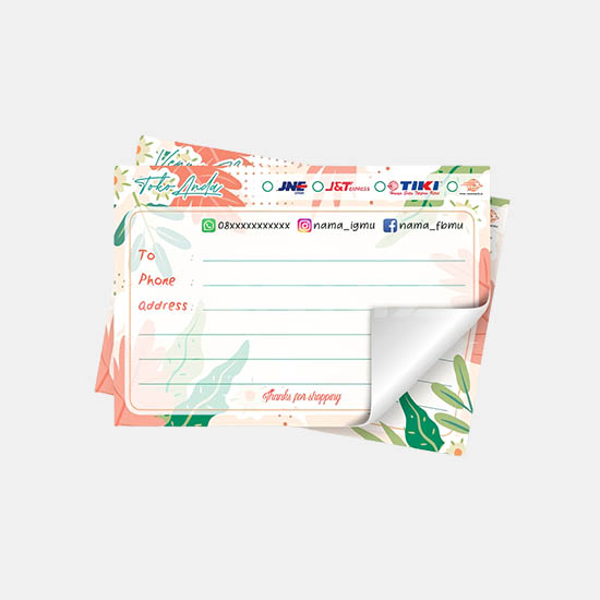Sticker Label Pengiriman