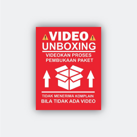 Sticker Label Unboxing