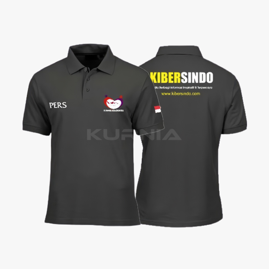 Kaos Polo Sablon